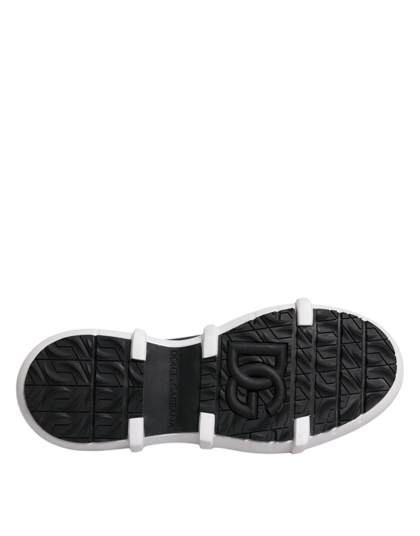 Dolce &amp; Gabbana Zwarte Nylon Galileo High Top Sneakers Schoenen