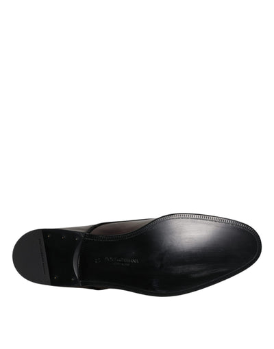 Dolce &amp; Gabbana Peacock Patent Leather Derby Herenschoenen