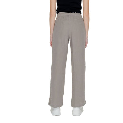 Jacqueline De Yong Pantalon en coton beige