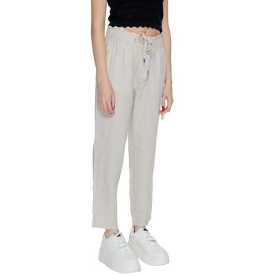Street One Beige Linen Pant