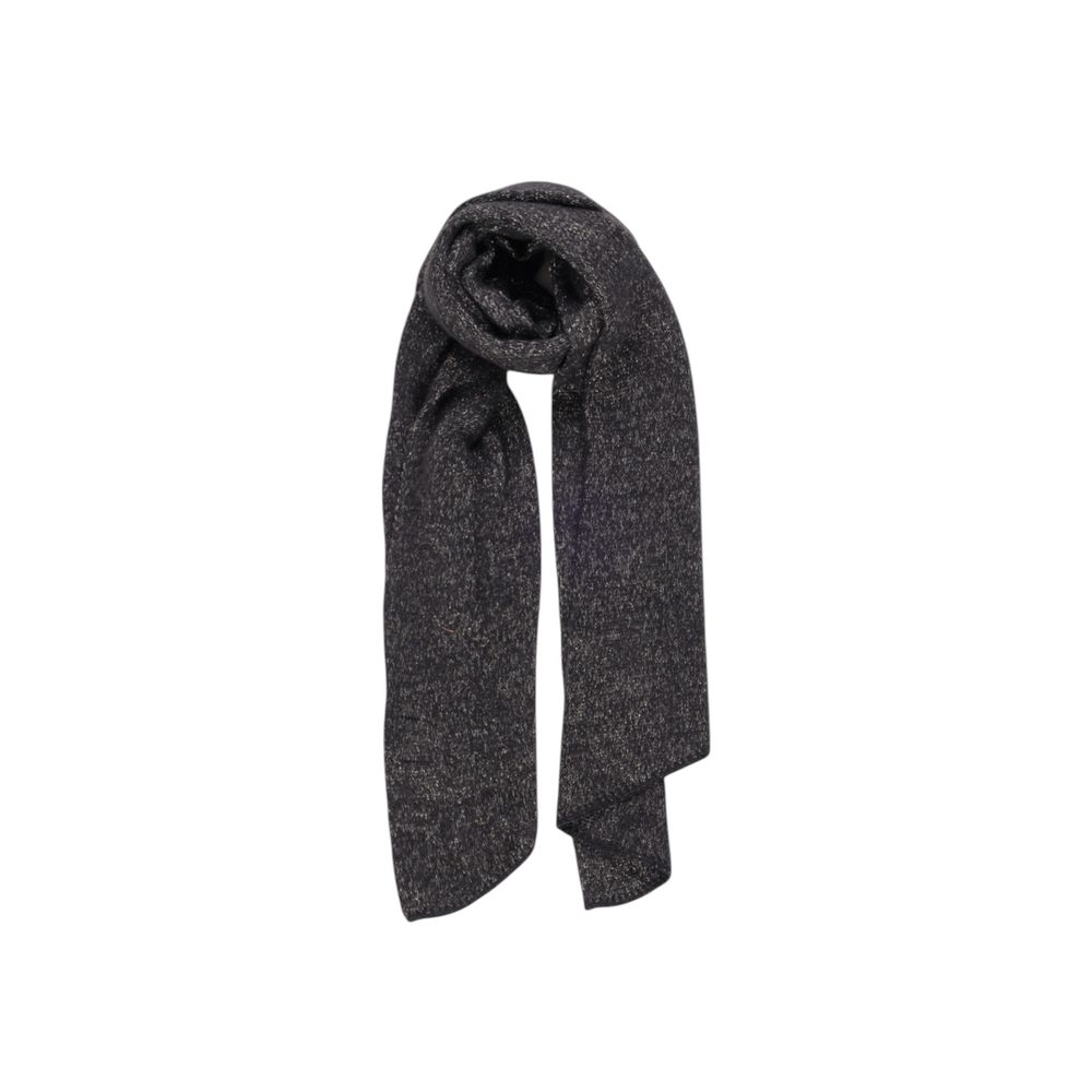Écharpe noire en polyester recyclé Pieces