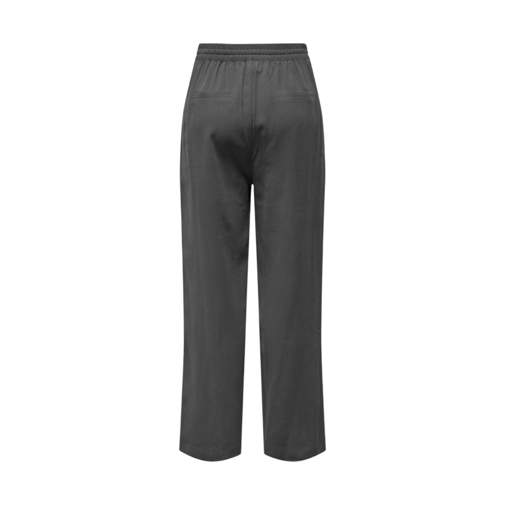 Jacqueline De Yong Grijze Viscose Broek