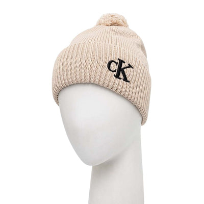 Casquette de baseball en coton beige Calvin Klein