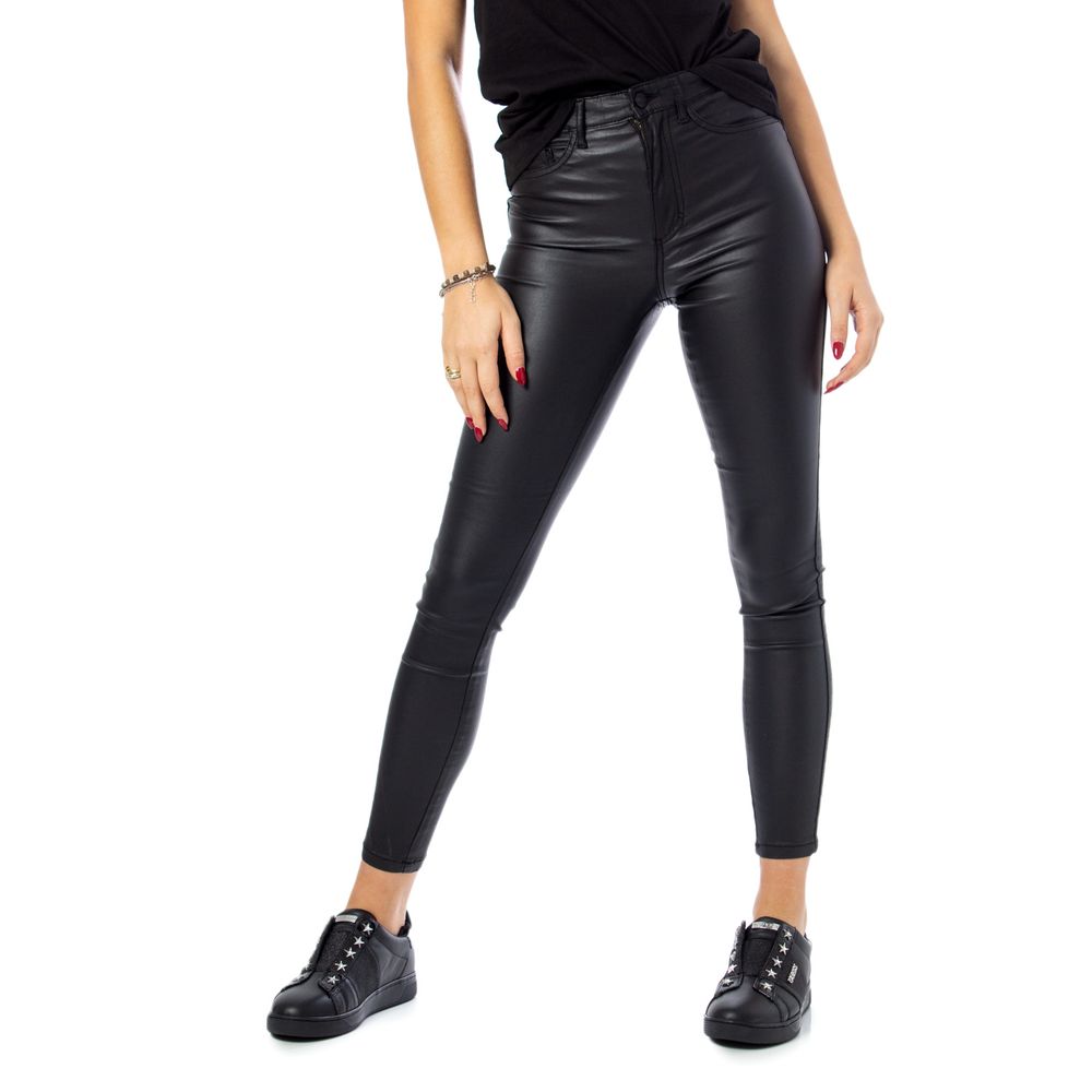 Alleen zwarte viscose jeans en broek