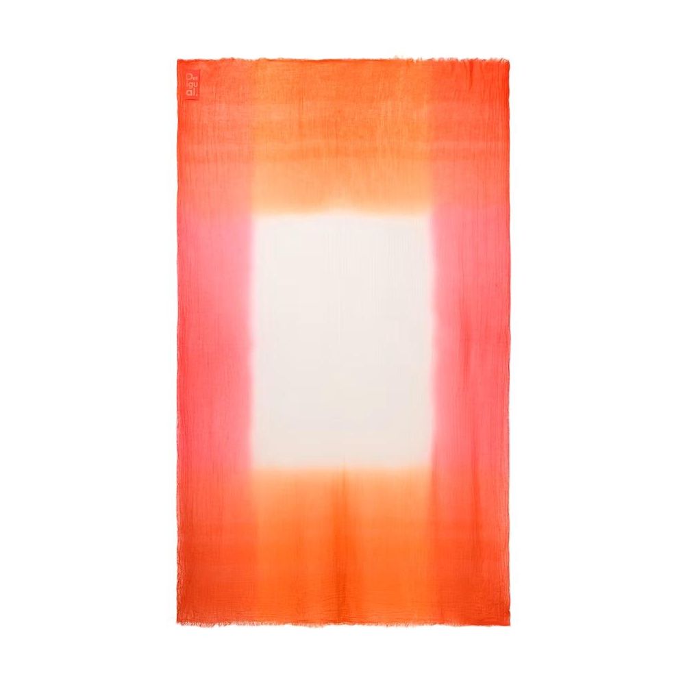 Écharpe Desigual en polyester orange