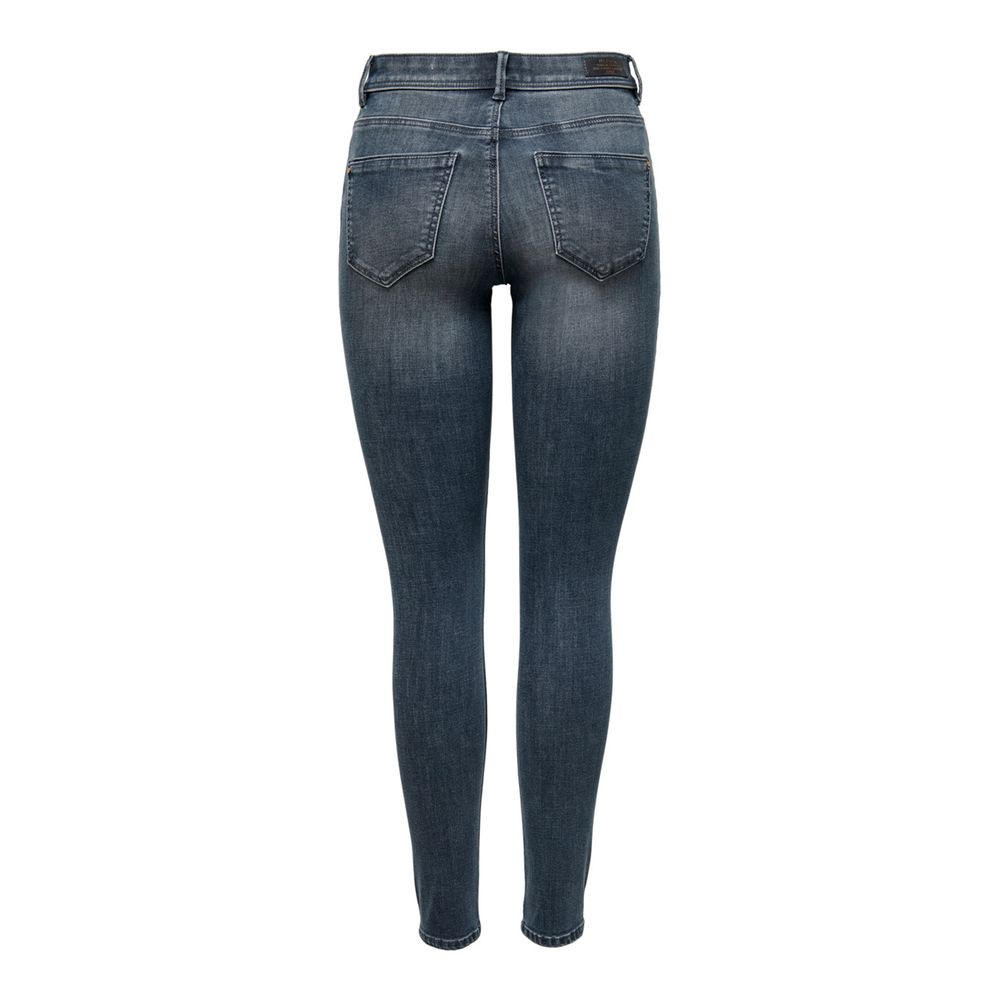 Alleen blauwe katoenen jeans en broek