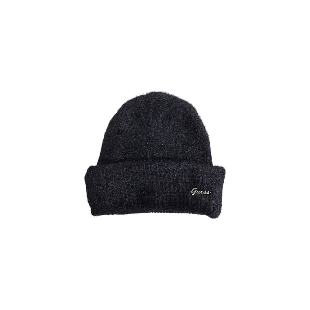 Casquette de baseball Guess en coton noir