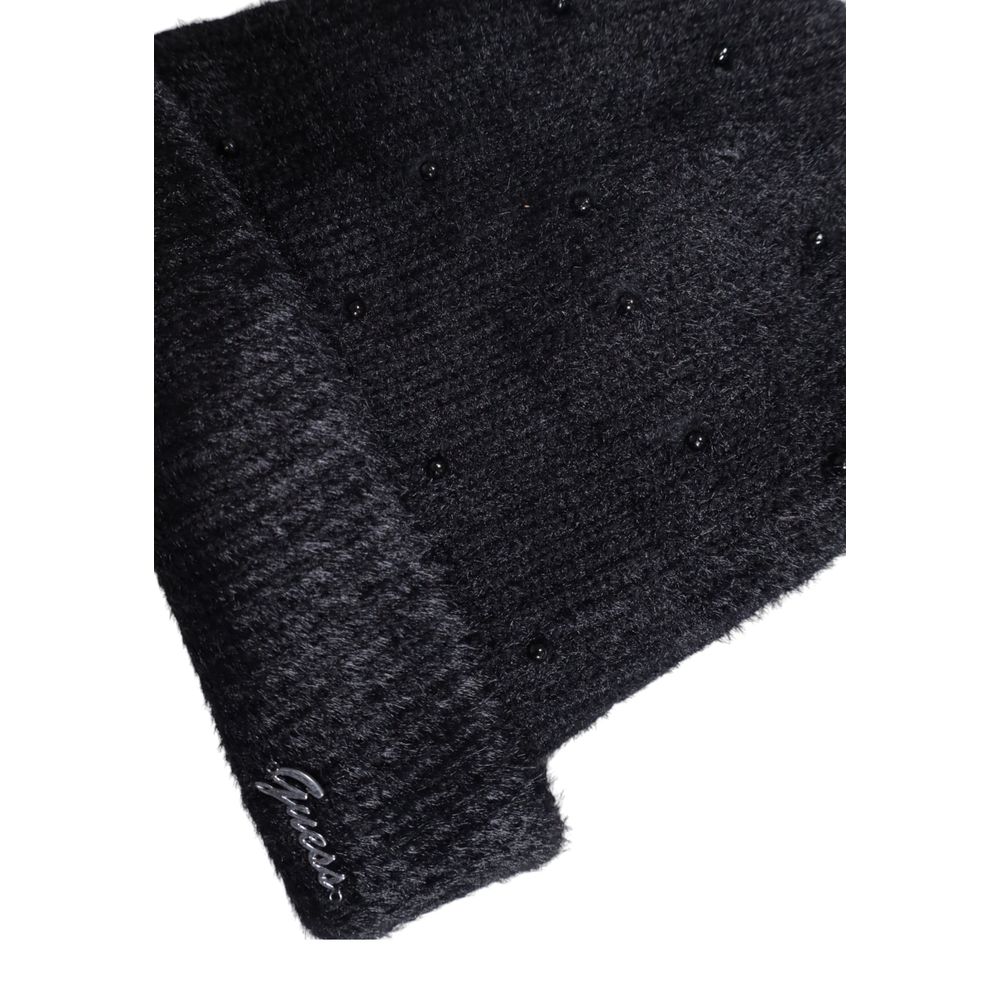 Casquette de baseball Guess en coton noir