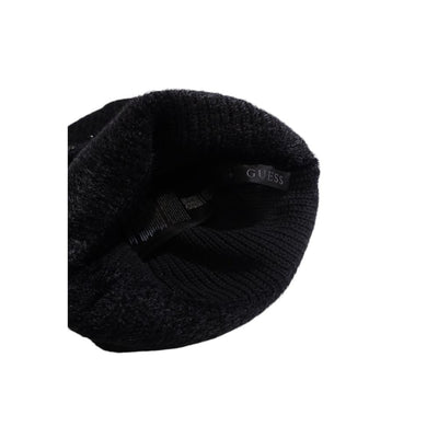 Casquette de baseball Guess en coton noir