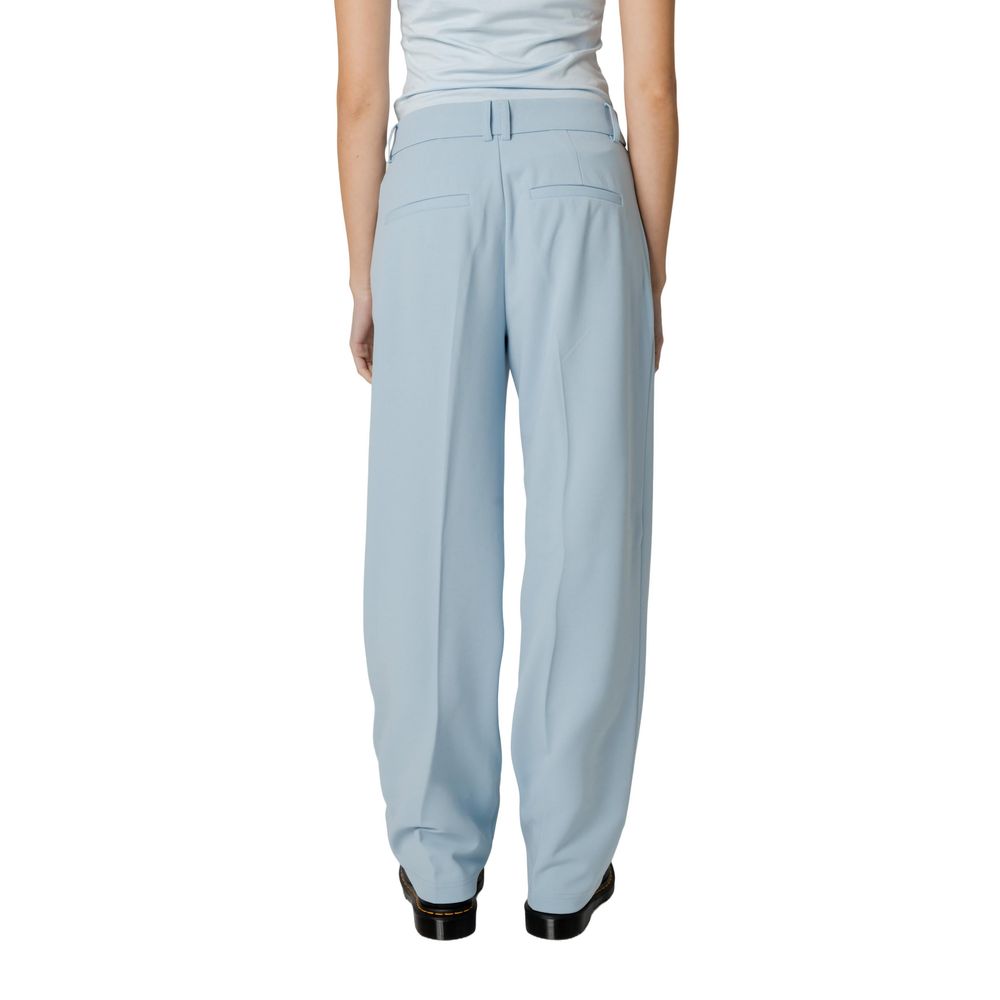 Pantalon en polyester bleu uniquement