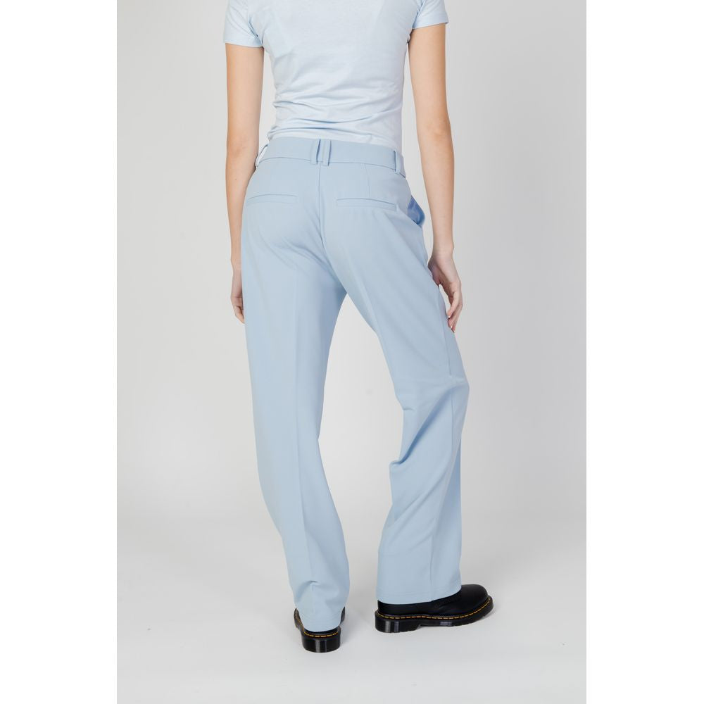 Pantalon en polyester bleu uniquement