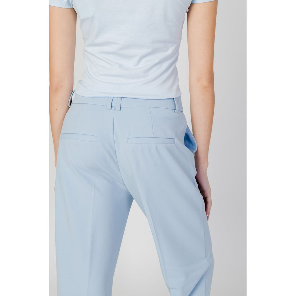 Pantalon en polyester bleu uniquement