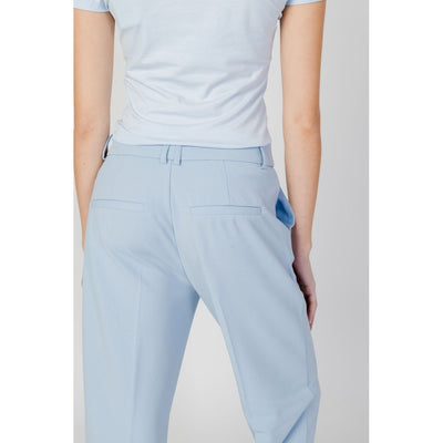 Pantalon en polyester bleu uniquement