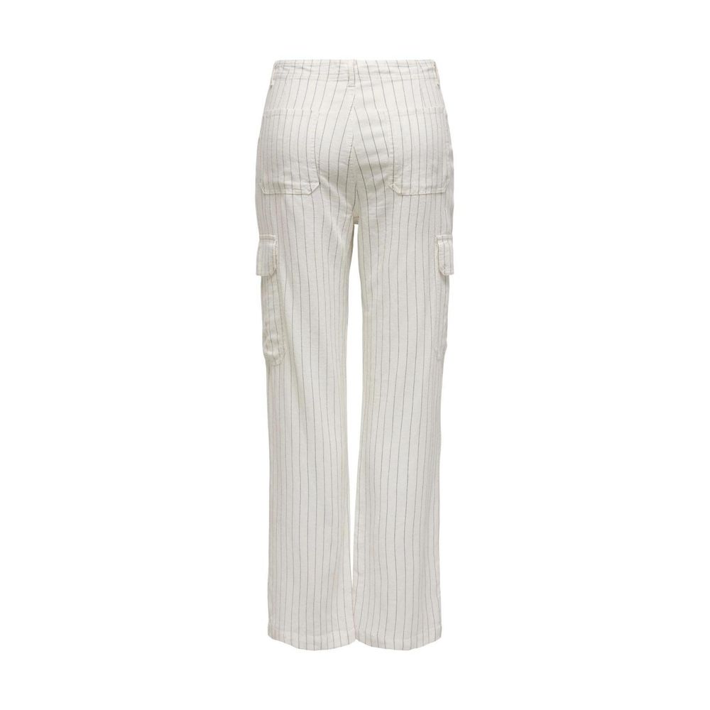 Pantalon en lin blanc uniquement