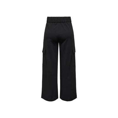 Jean et pantalon en polyester noir Jacqueline De Yong