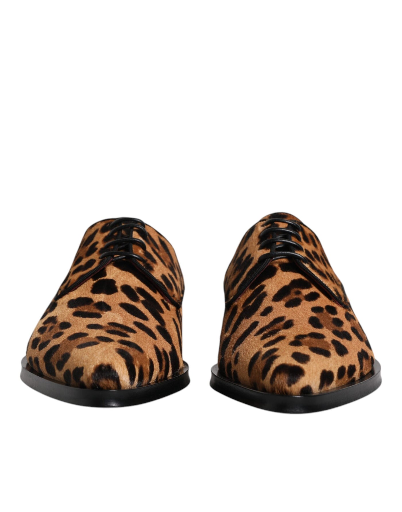Dolce &amp; Gabbana Bruine Luipaard Derby Formele Herenschoenen