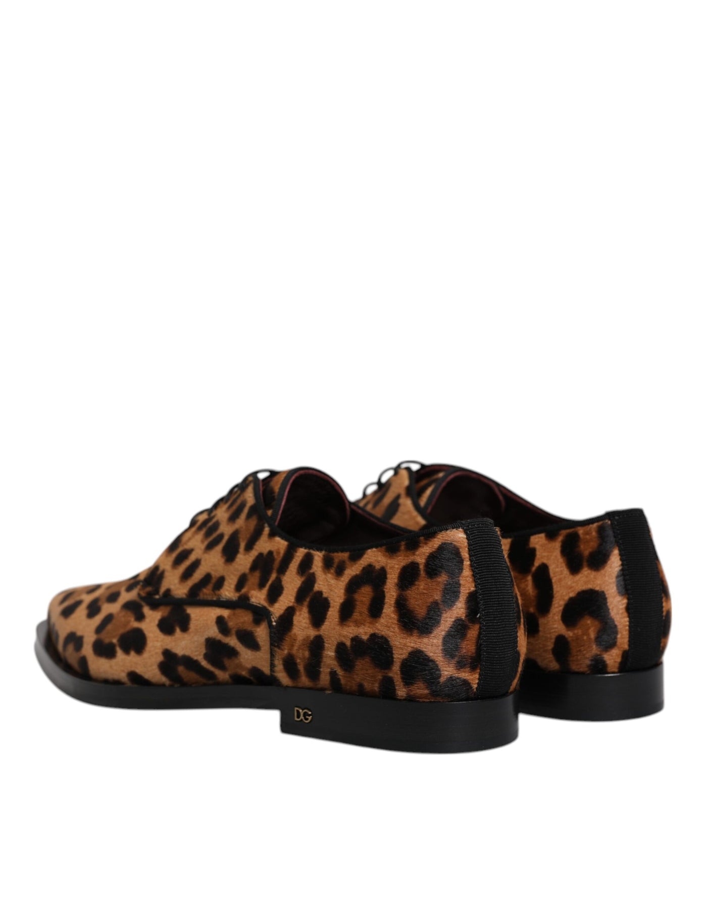 Dolce &amp; Gabbana Bruine Luipaard Derby Formele Herenschoenen