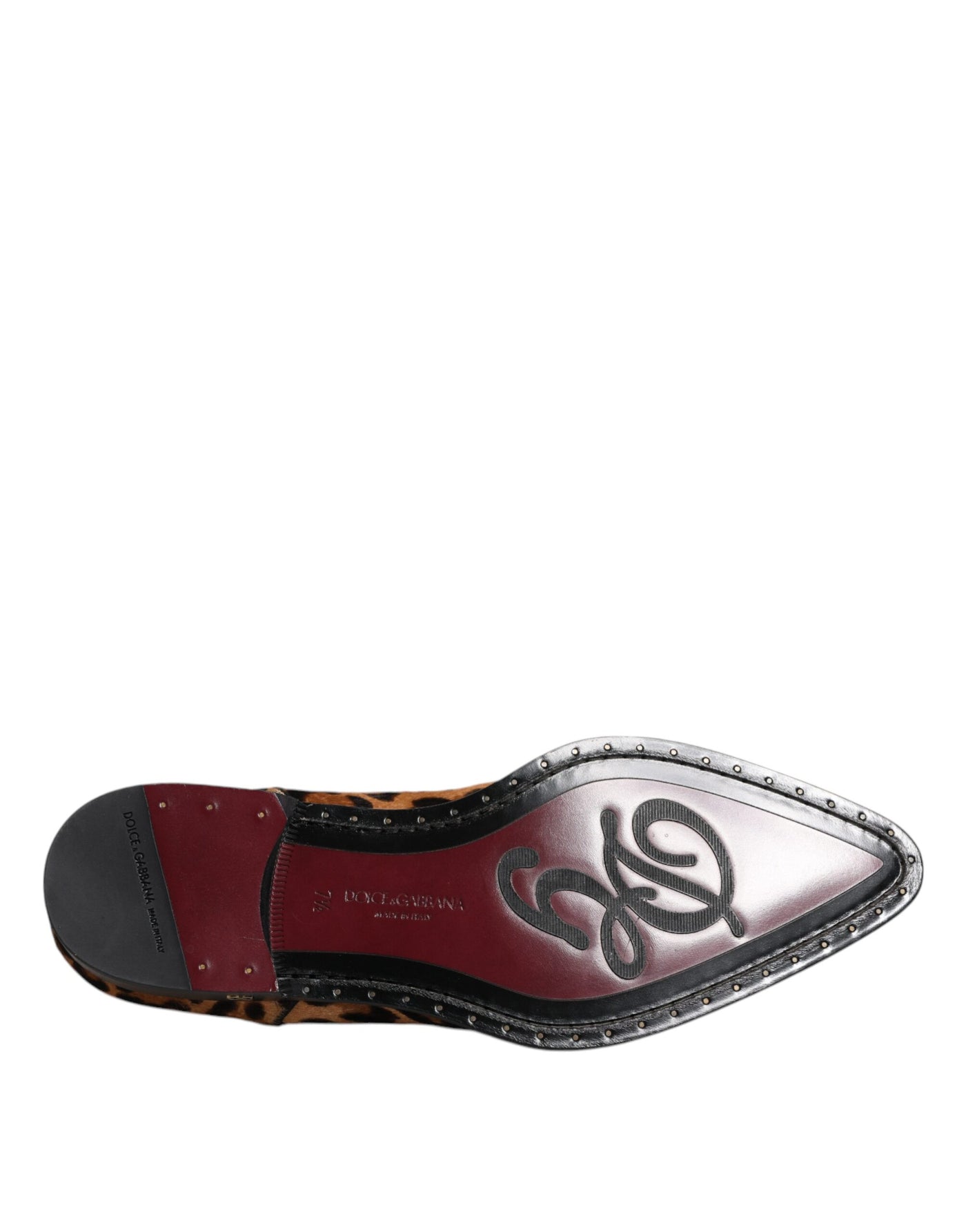 Dolce &amp; Gabbana Bruine Luipaard Derby Formele Herenschoenen