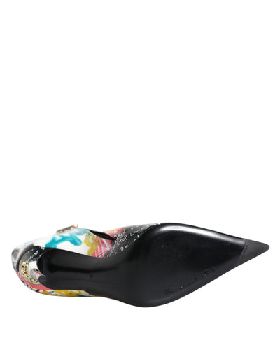 Bottes mi-mollet Dolce &amp; Gabbana multicolores à motif graffiti Keira