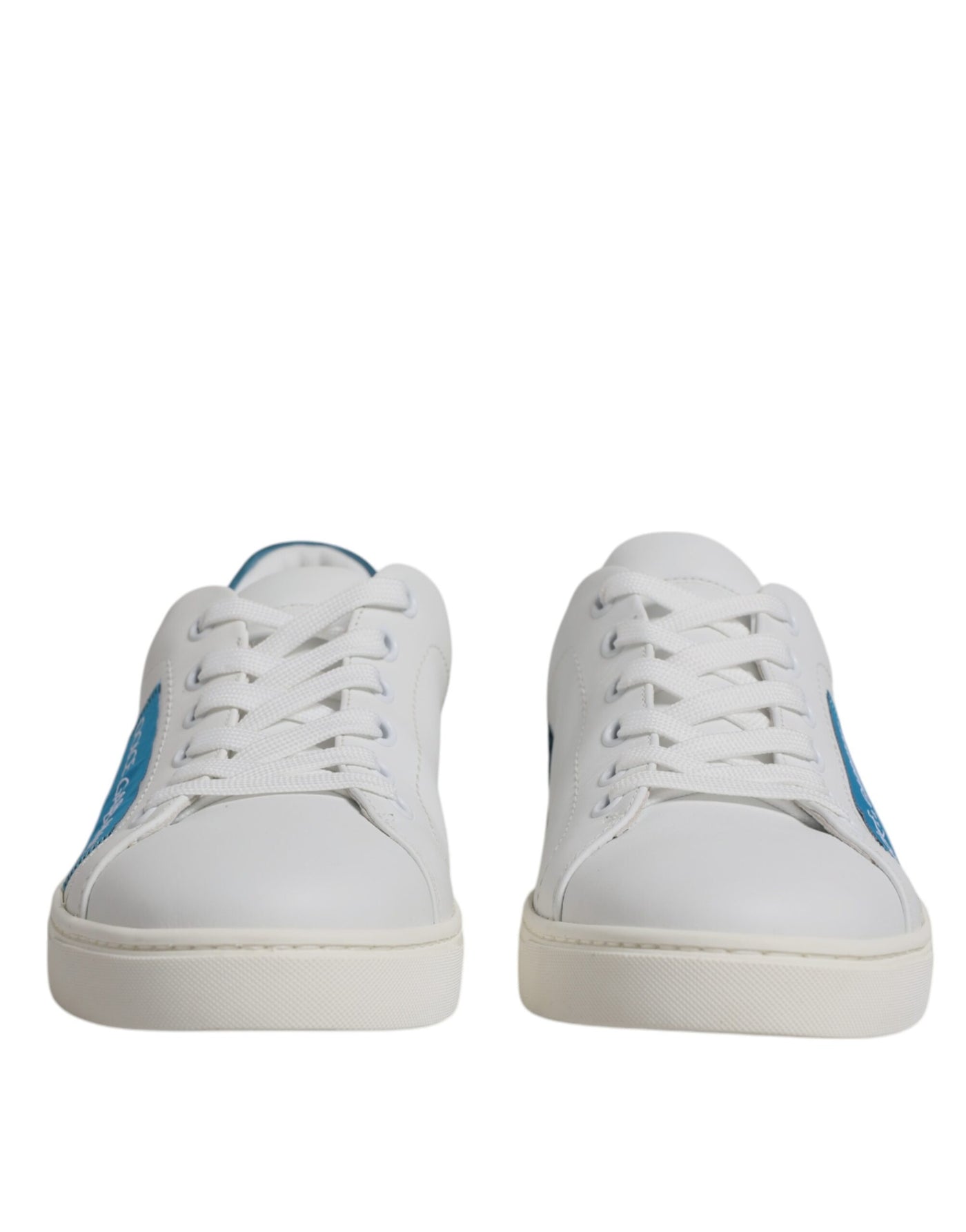 Dolce &amp; Gabbana Witte London Kalfsleren Sneakers Schoenen