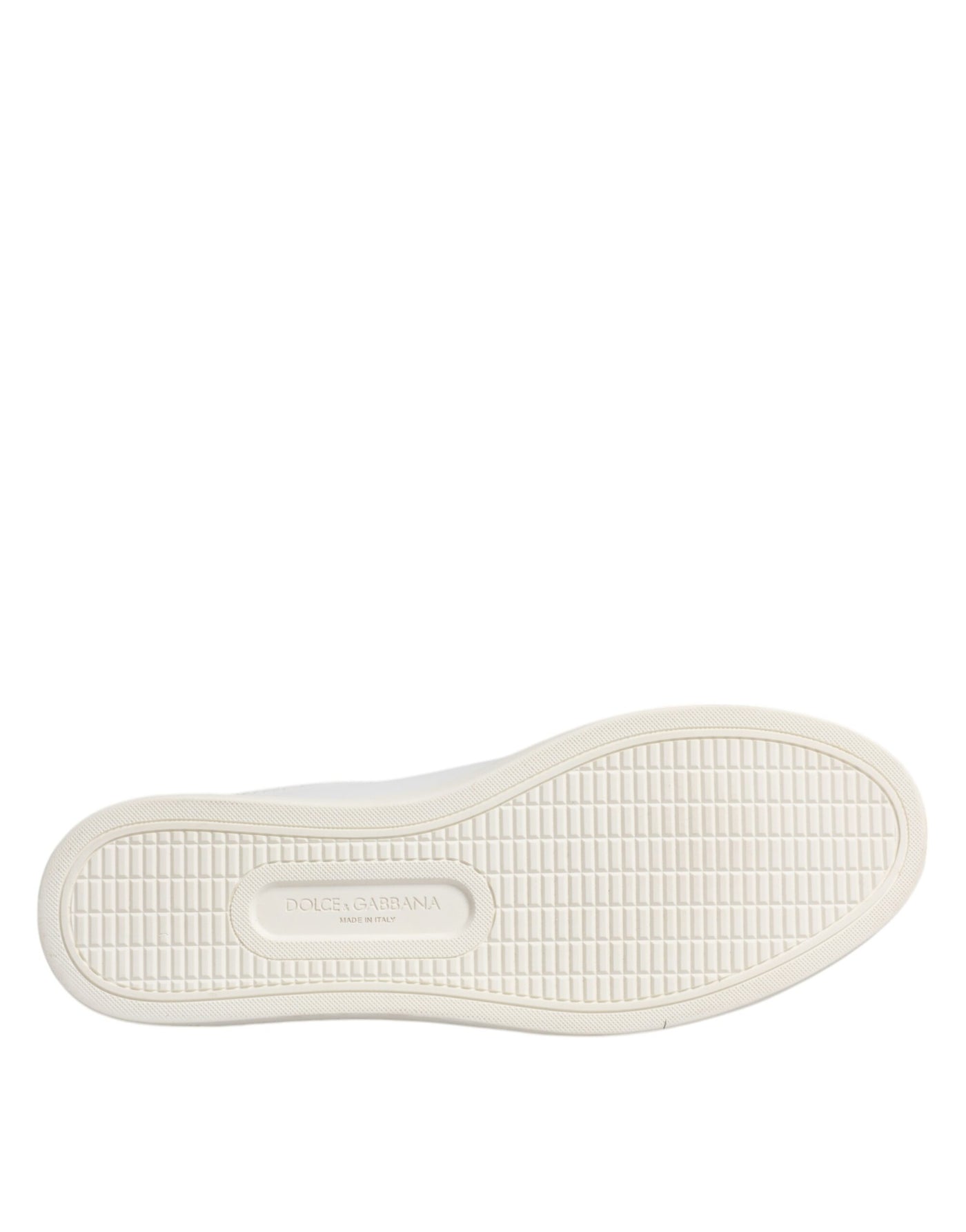 Dolce &amp; Gabbana Witte London Kalfsleren Sneakers Schoenen