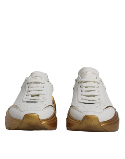 Baskets basses Dolce &amp; Gabbana Daymaster en or blanc