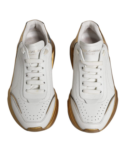 Baskets basses Dolce &amp; Gabbana Daymaster en or blanc