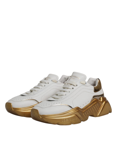 Baskets basses Dolce &amp; Gabbana Daymaster en or blanc