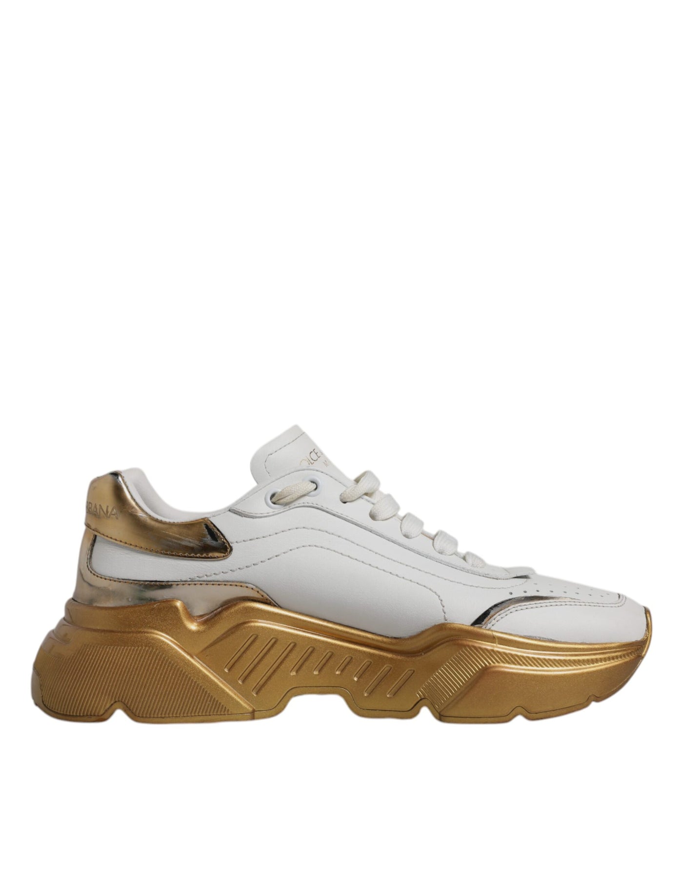 Baskets basses Dolce &amp; Gabbana Daymaster en or blanc