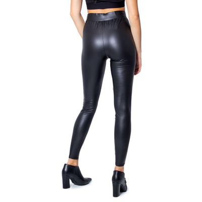 Jeans et pantalons en polyester noir uniquement