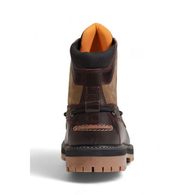 Bottes Timberland marron en tissu biosourcé