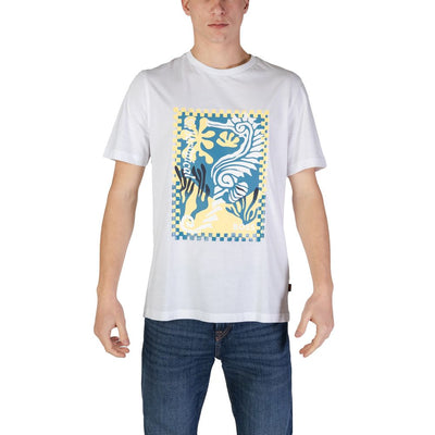 Hugo Boss Wit Katoenen T-shirt