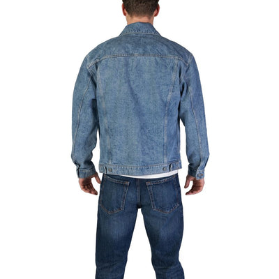 Hugo Boss Light Blue Cotton Jackets & Coat