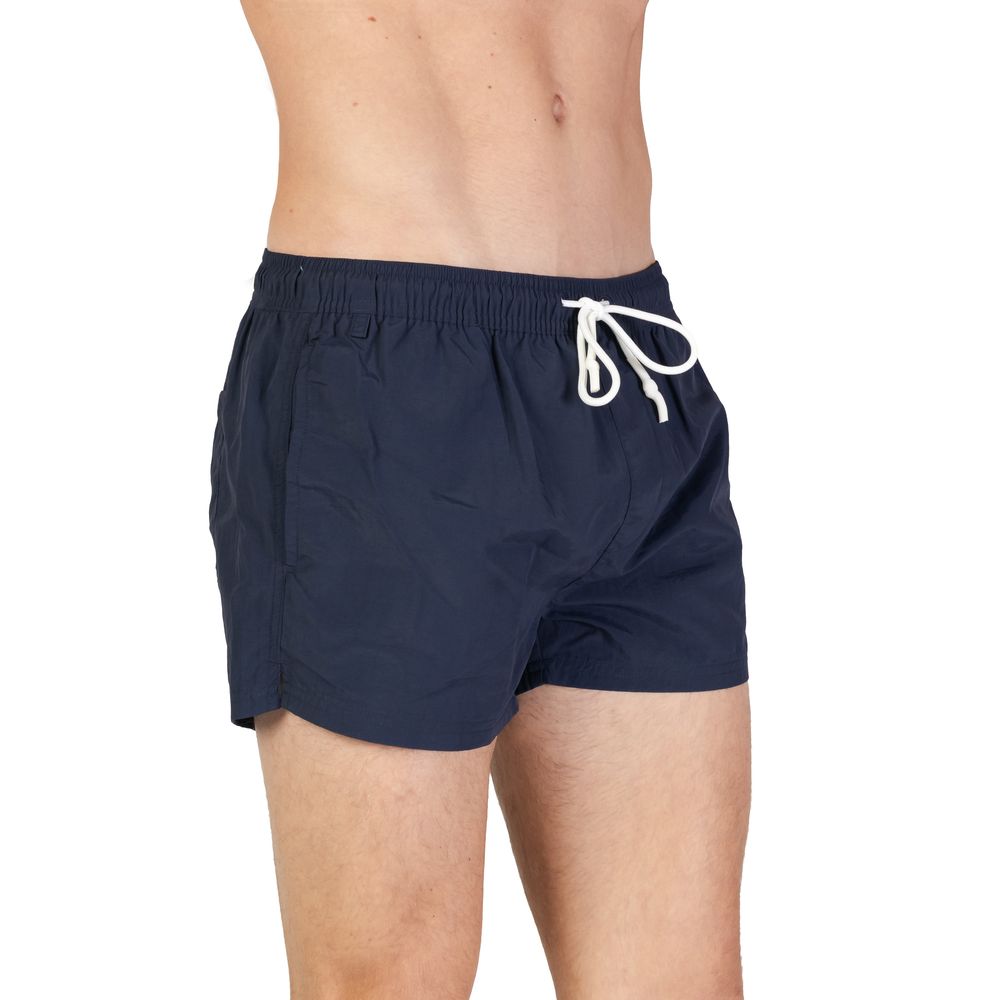 Hamaki-Ho Blauwe Polyester Zwembroek