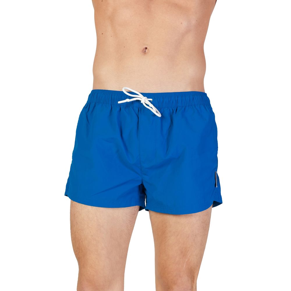 Hamaki-Ho Blauwe Polyester Zwembroek
