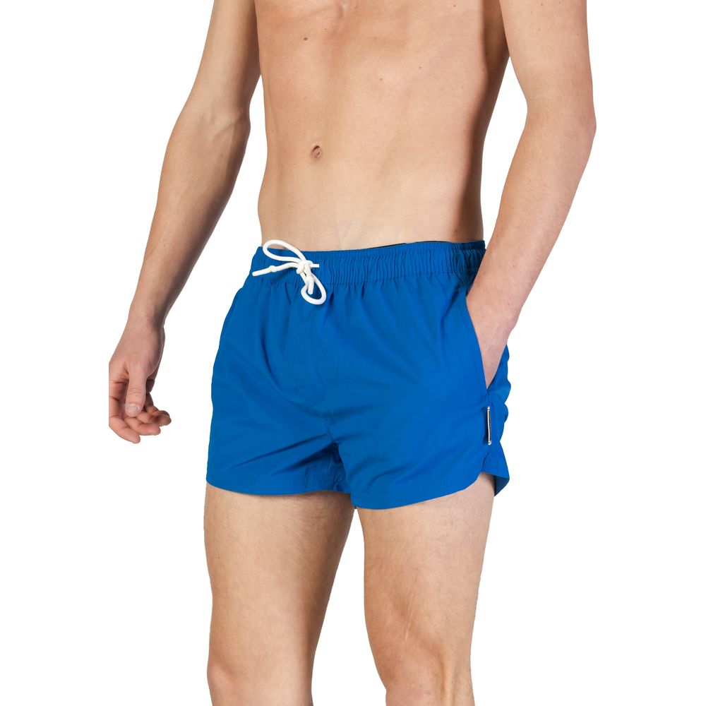 Hamaki-Ho Blauwe Polyester Zwembroek