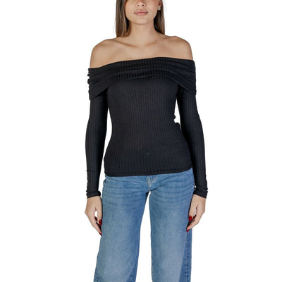 Haut et t-shirt en viscose noire Jacqueline De Yong