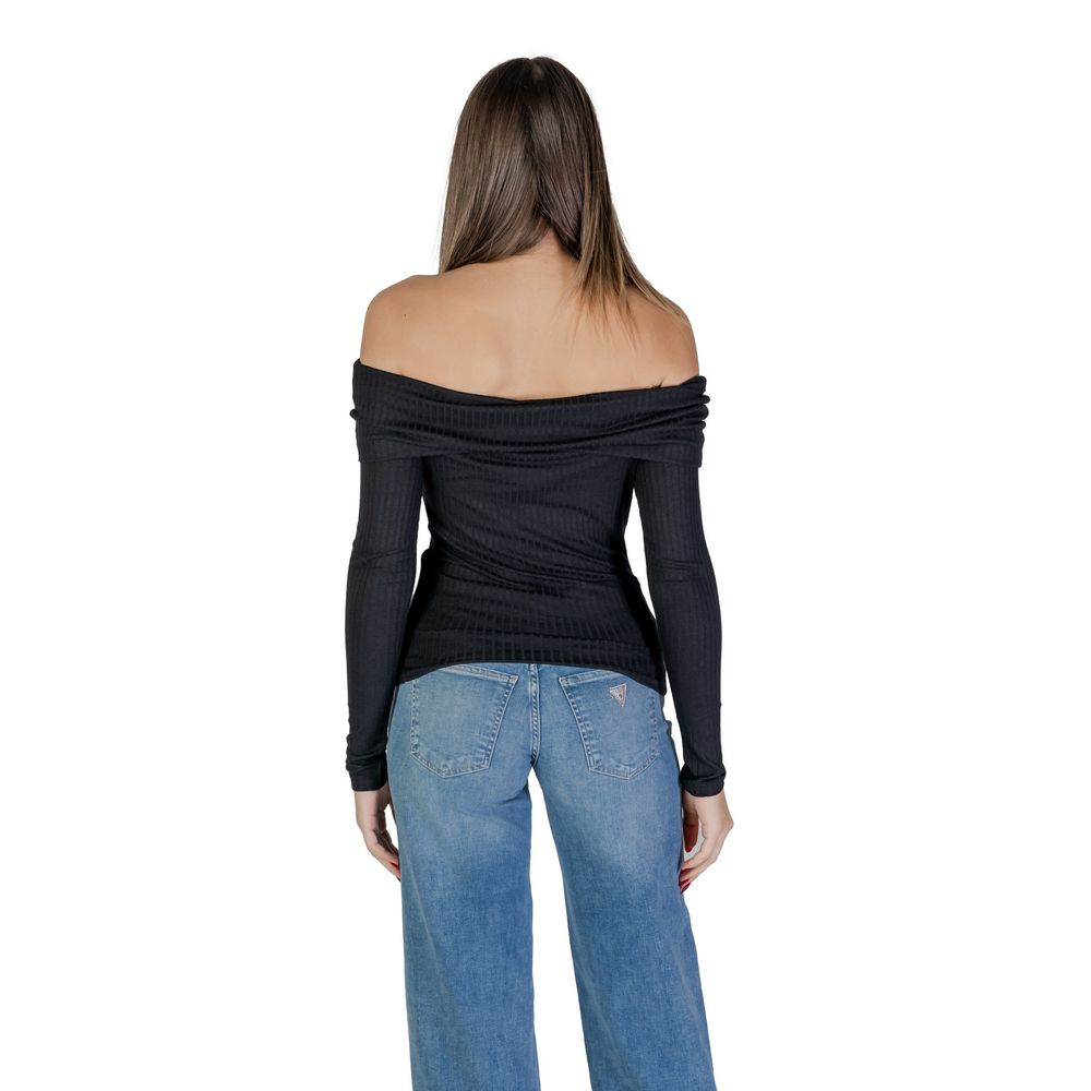 Haut et t-shirt en viscose noire Jacqueline De Yong