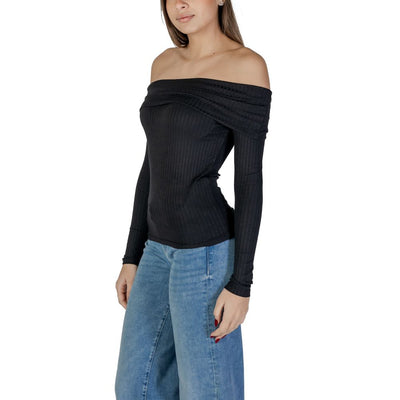 Haut et t-shirt en viscose noire Jacqueline De Yong