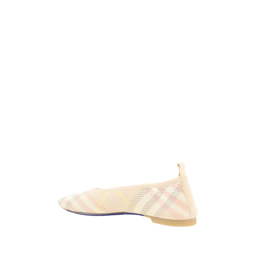 Burberry Archivio geruite ballerina's