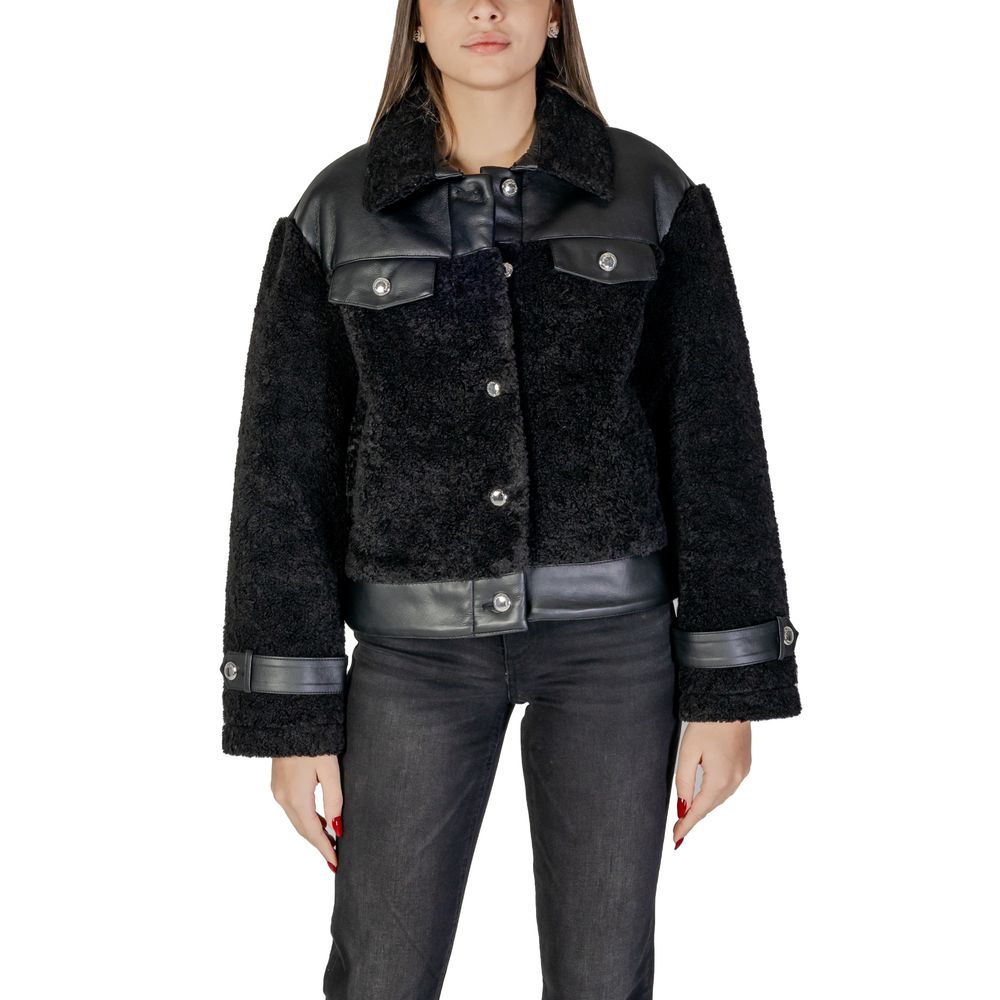 Morgan De Toi Zwarte Polyester Jas