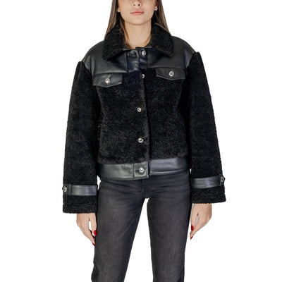 Morgan De Toi Zwarte Polyester Jas