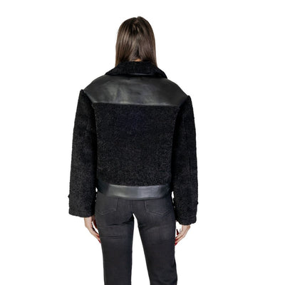 Morgan De Toi Zwarte Polyester Jas