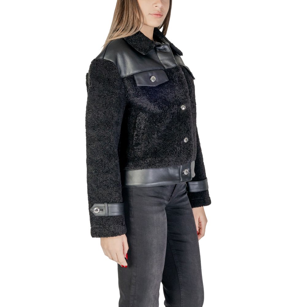 Morgan De Toi Zwarte Polyester Jas