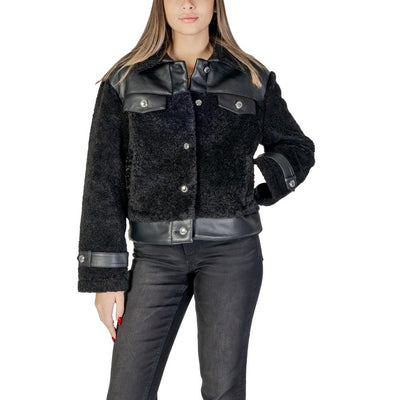 Morgan De Toi Zwarte Polyester Jas