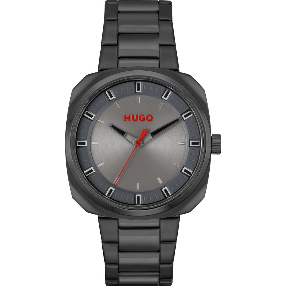 Montre Hugo Boss en acier inoxydable gris