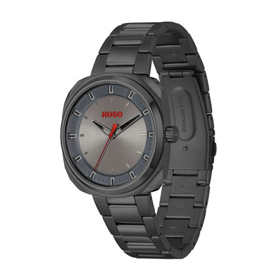 Montre Hugo Boss en acier inoxydable gris