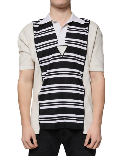 Dolce &amp; Gabbana Multicolor Gestreept Polo T-shirt met Kraag