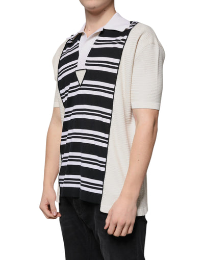 Dolce &amp; Gabbana Multicolor Gestreept Polo T-shirt met Kraag