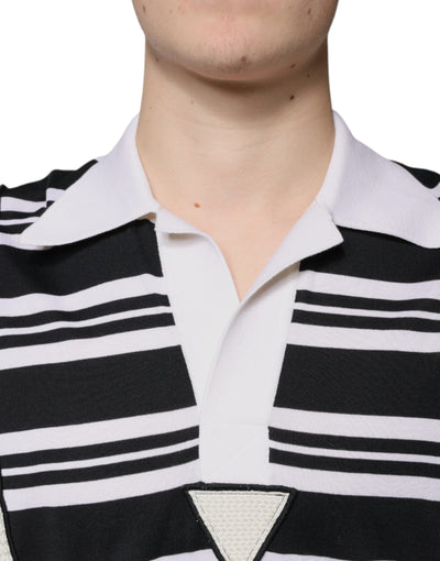 Dolce &amp; Gabbana Multicolor Gestreept Polo T-shirt met Kraag